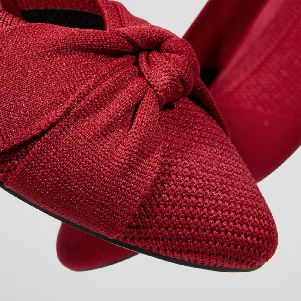 Vivaia Bibi Ruby Red Flats NWT - Picture 2 of 5
